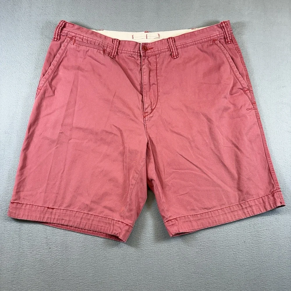 Polo Ralph Lauren Mens Shorts Size 40 Relaxed Fit Coral Red Cotton Chino Pony